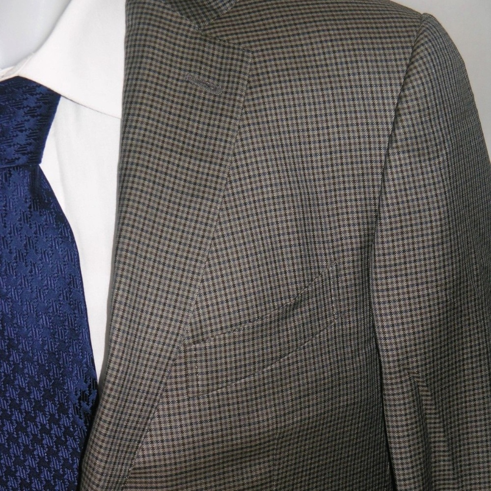 Ermenegildo Zegna Two Button Silk Blend Blazer